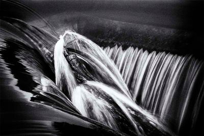 Flowing Water BW  