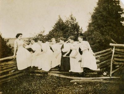 Ladies on the Fence