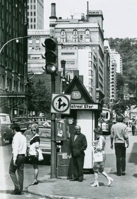 Montreal Street Scene.