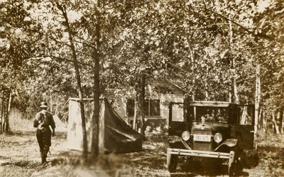 Model T in the Woods  