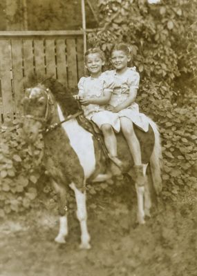 Sisters on a Pony