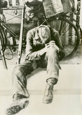 Exhausted Soldier