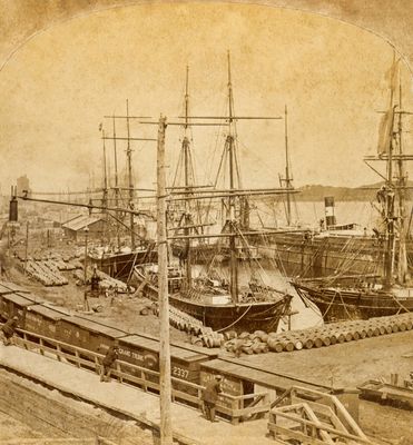 Shipping Scene, Montreal  