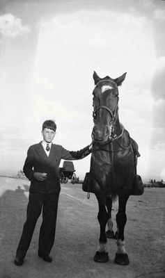 Young man and his Horse