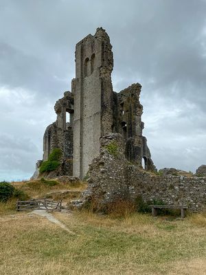 Corfe Castle - view of the Keep from the Inner Ward