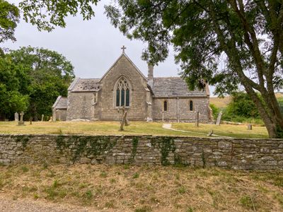 Tyneham Village - the Church.