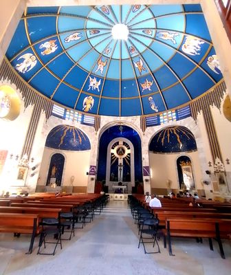 Inside the catedral