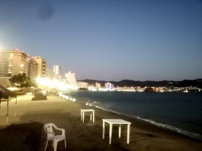 Central section of the bay in twilight