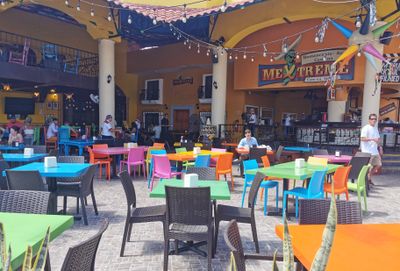 Colorful Mexican restaurant 