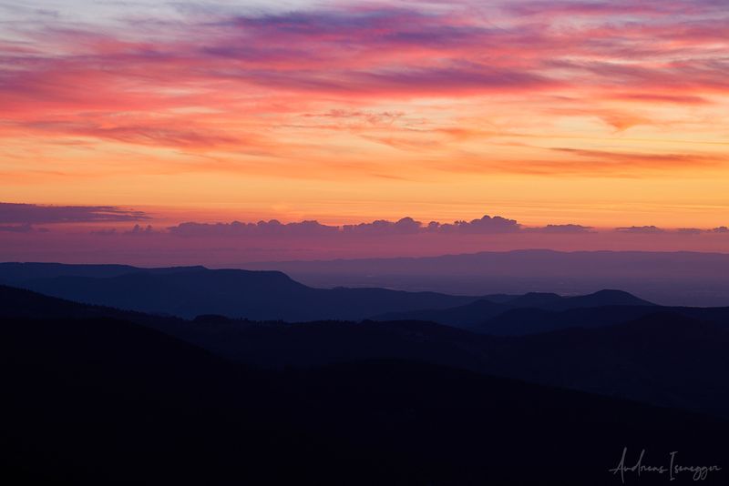 Sonnenaufgang auf dem Hohneck Herbst 2022