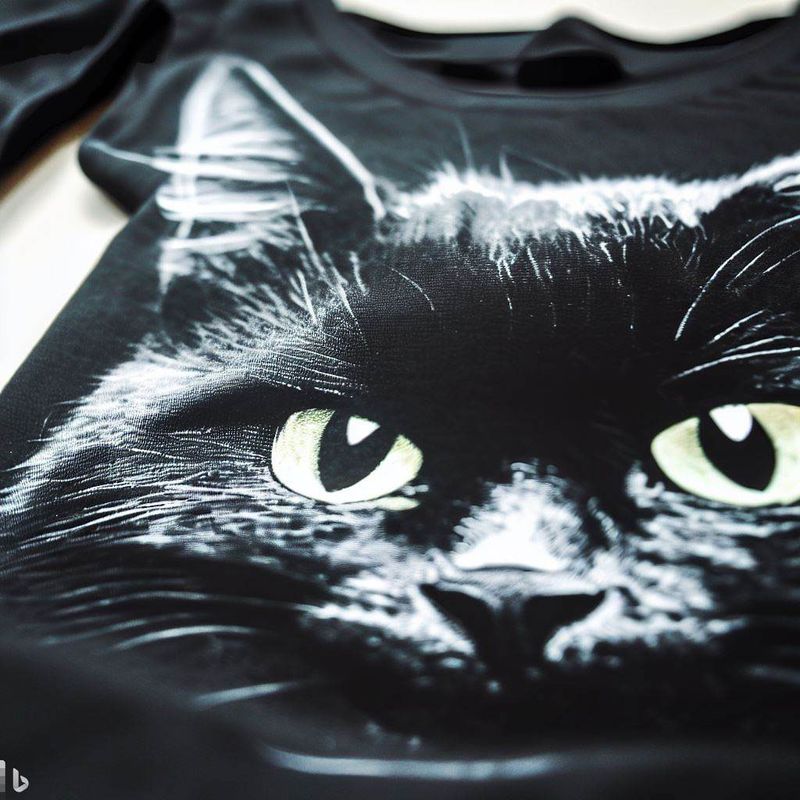 black cat shirt