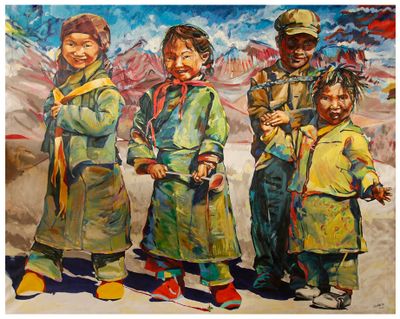 Kinderen in Tibet - Children in Tibet