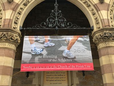 The Old South Church always has a Blessing of the Athletes service (2019)