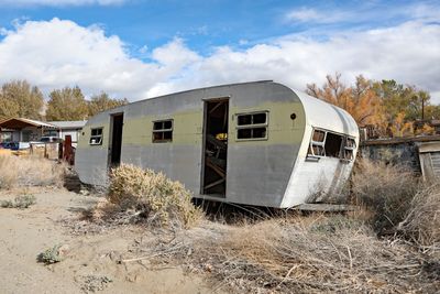 Keeler ruined travel trailer