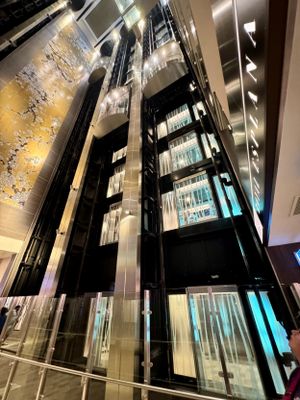 Glass elevators