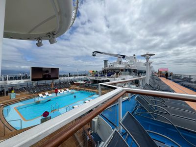 Off the side of the ship!