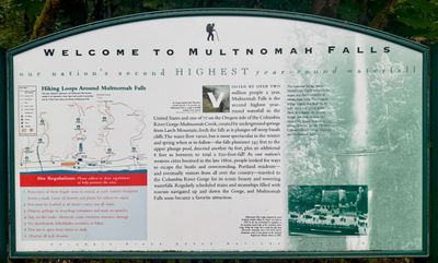 Multnomah Falls in Oregon
