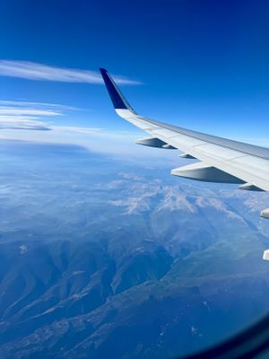 Flying into Seattle