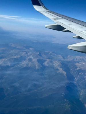 Flying into Seattle