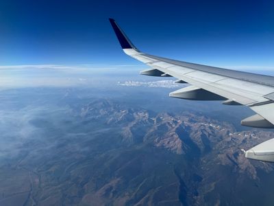 Flying into Seattle