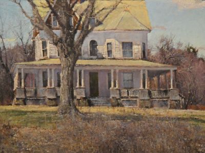 #37 Study, McDonald House, Early Spring 12 x 13.25