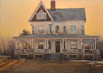 #41 Lake House (McDonald House), January Thaw 16.75 x 23.75