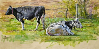 10. Holsteins, Directions  19 1/2 x 38 1/4 