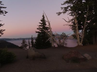 Dusk on the Rim Road Crater Lake