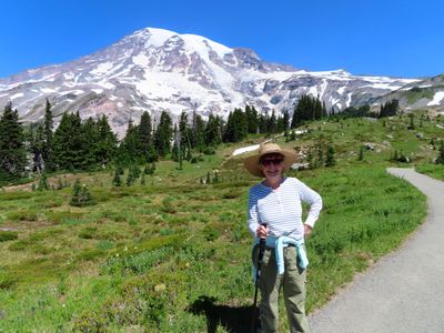 Chris on Rainier hike