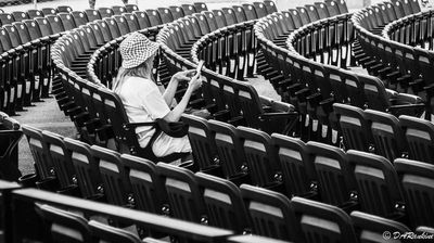 Waiting for the show