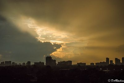 Sun setting over Parkwoods