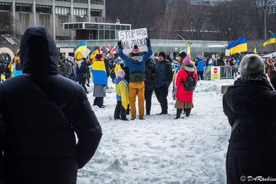 A placard of protest