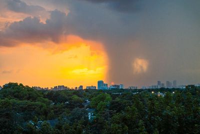 Rain at Sunset
