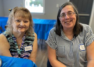 Susan (Lockner) Schwartz and Linda (Snyder) Eaton