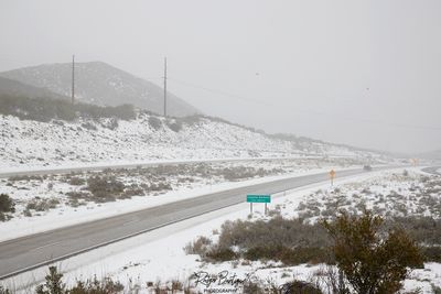 Snow on the highway