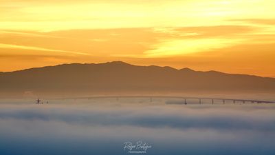 Cloud inversion over San Diego Bay