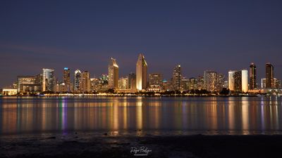 Tonight's downtown skyline 1/9/24