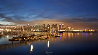 Saturday morning capture of the San Diego skyline