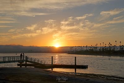 Sunset at De Anza Cove with the fog rolling in 10/7/24