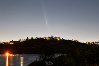 Comet C/2023 A3 (Tsuchinshan-ATLAS) taken from Lake Murray 10/13/24 7:20pm