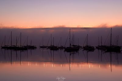 Boats in the fog!