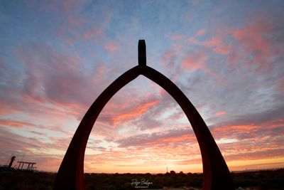 Tonight's sky at the Rigors of Flight sculpture, Sweetwater Park Chula Vista