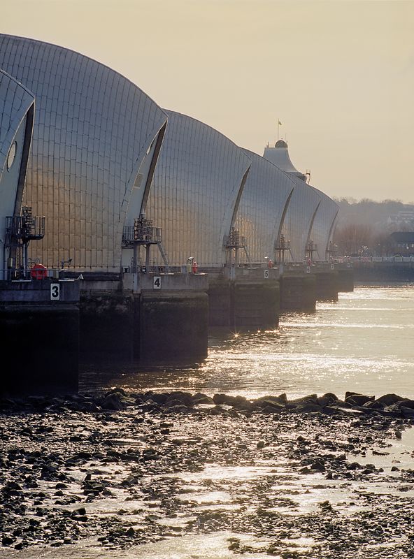 Thames Barrier, January 2024