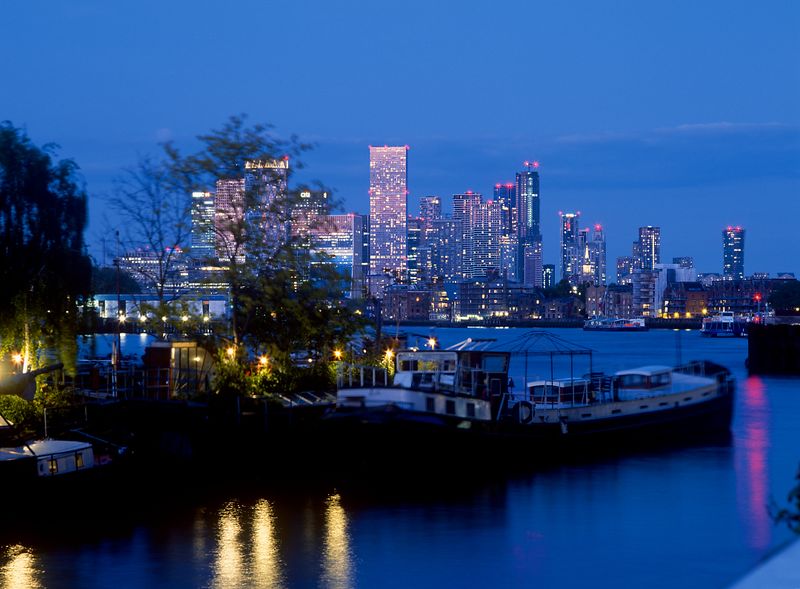Canary Wharf, April 2024