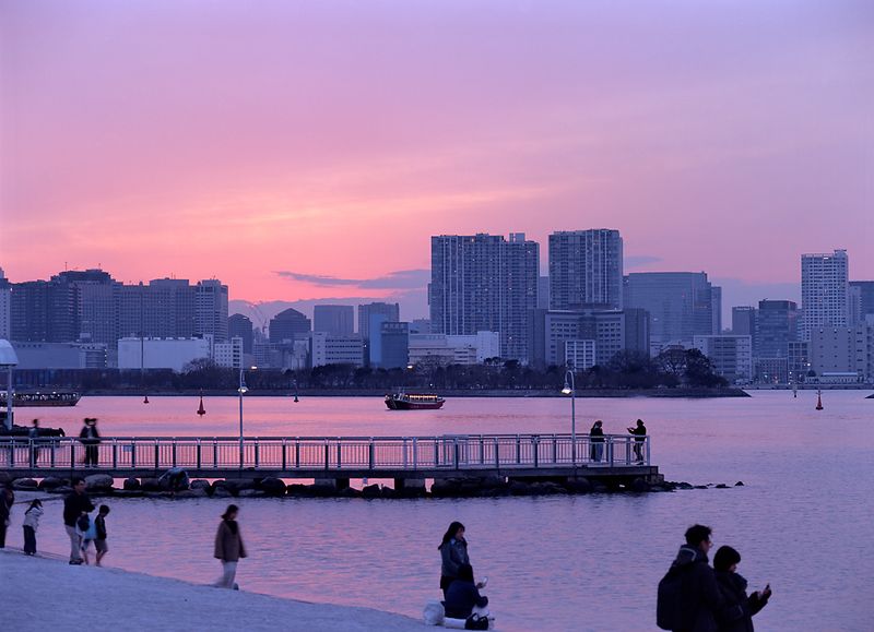 Odaiba beach