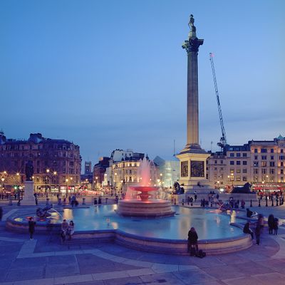 Trafalgar Square, January 2024