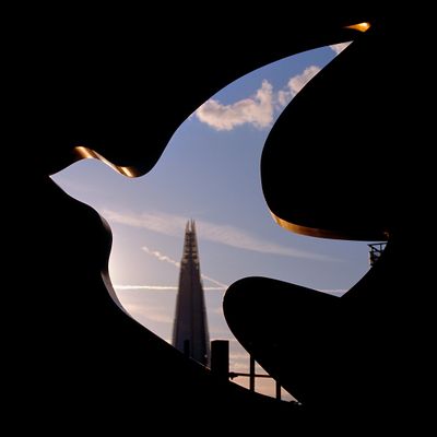 The Shard from the Thames Path, September 2024