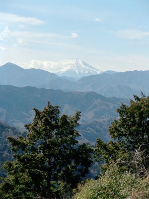 Mount Fuji from Takao-san summit