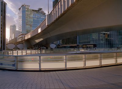 Pedestrian bridge, Shibuya
