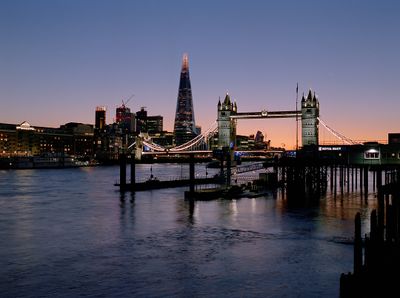 Tower Bridge and The Shard, March 2025